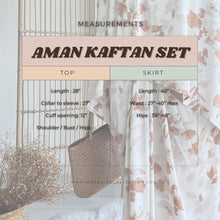 Load image into Gallery viewer, Aman Two Piece Kaftan Kurung Set
