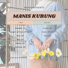 Load image into Gallery viewer, Manis Kurung in Dusty Blue

